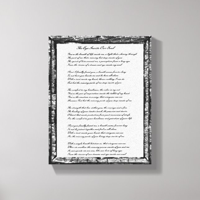 Eye Inside Our Soul Canvas Print (Front)