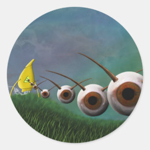 Eye Invaders Sticker