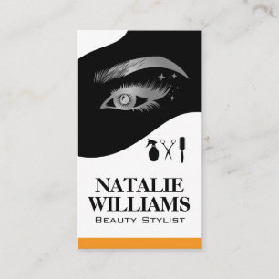 Eye Lash and Brow   Womens Beauty Business Card