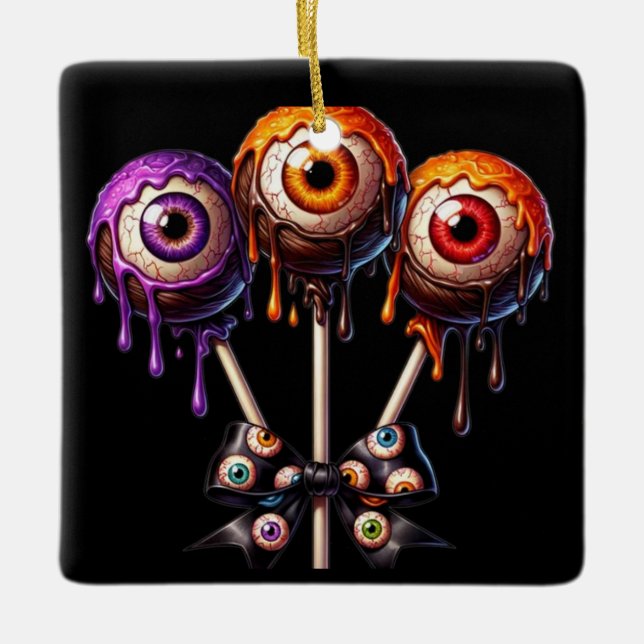 Eye Lollipop Ornament (Front)