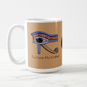 "Eye Love My Coffee!" Mugs