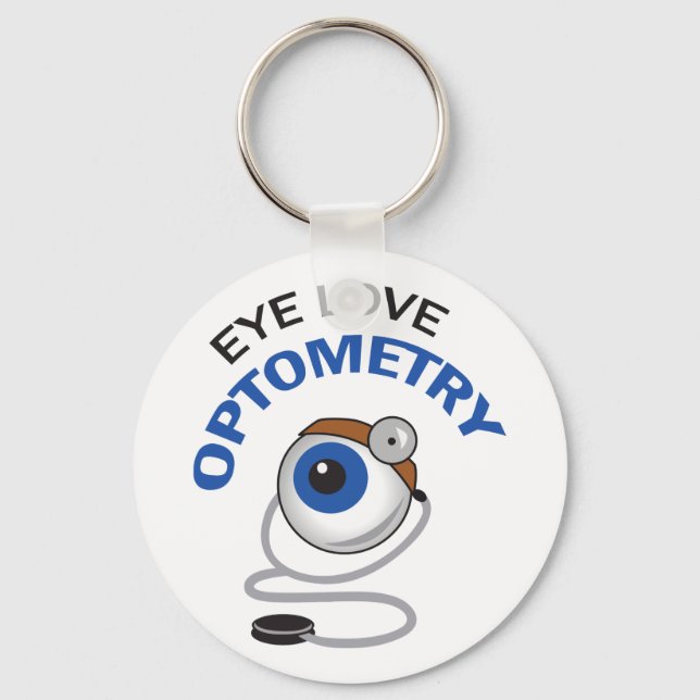 Eye Love Optometry Key Ring (Front)
