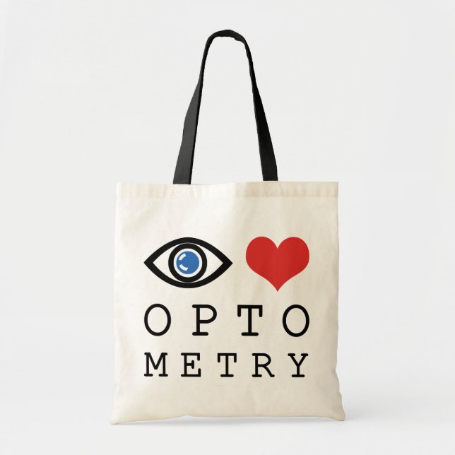 Eye Love Optometry Tote Bag (Front)