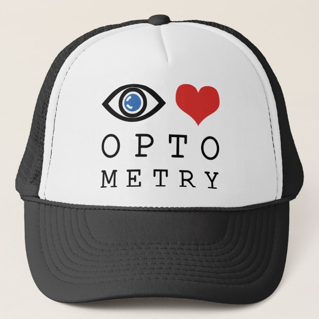 Eye Love Optometry Trucker Hat (Front)
