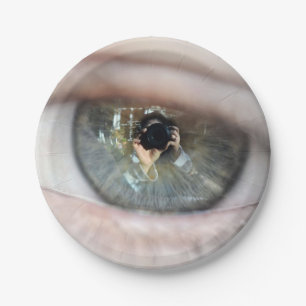 Eye-Macro by Shirley Taylor Paper Plate