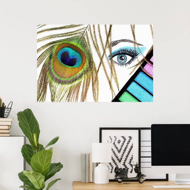 Eye Makeup Beauty Poster (Home Office)