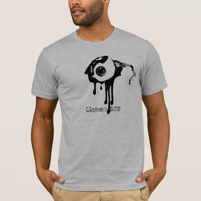 Eye, Mathew 5:29 T-Shirt (Front)