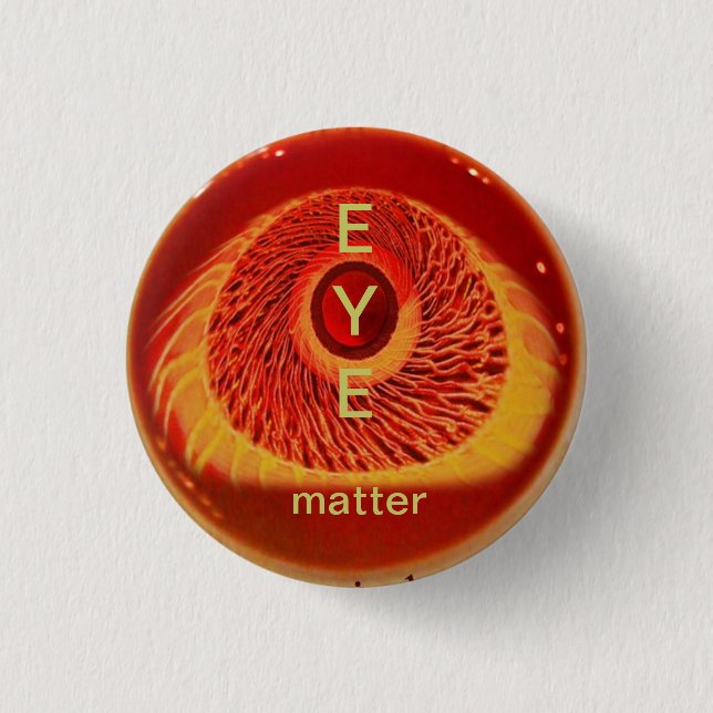 EYE matter 3 Cm Round Badge (Front)