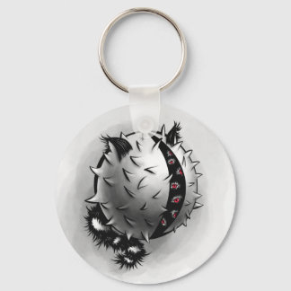 Eye Monster Spiky Ball Key Ring