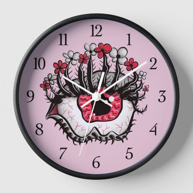 Eye Oddity - Creepy Cute Horror Clock (Front)
