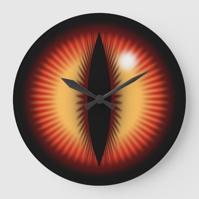 Eye of a dragon large clock (Front)