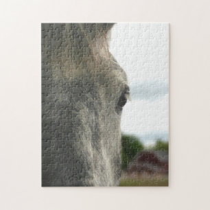 Eye Of A Horse Animal Jigsaw Puzzle