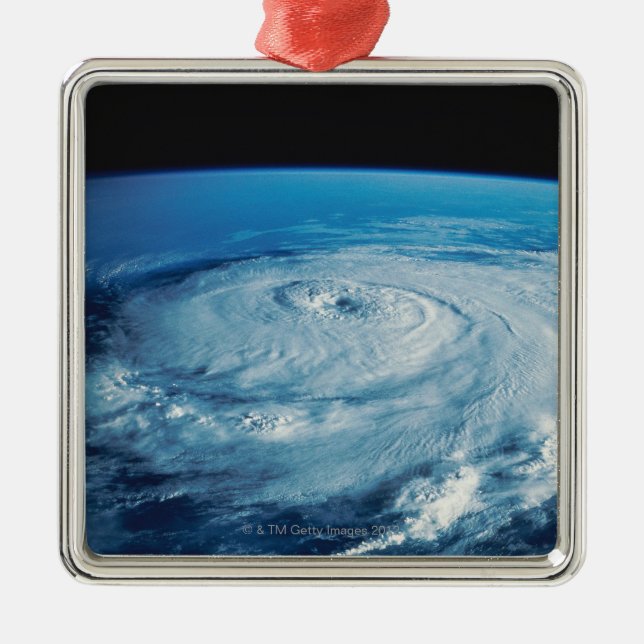 Eye of a Hurricane Metal Tree Decoration (Front)