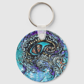 Eye of a Sea Monster Key Ring