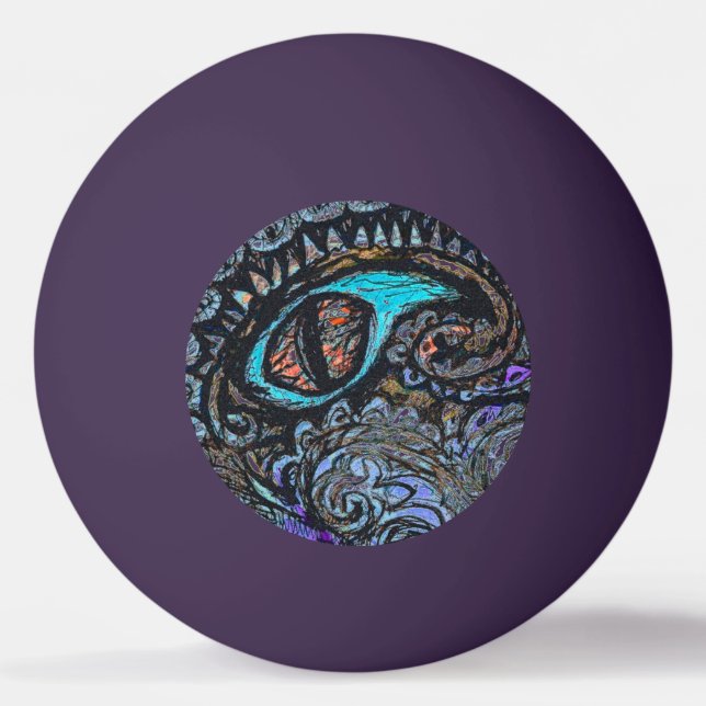 Eye of a Sea Monster Ping Pong Ball (Front)