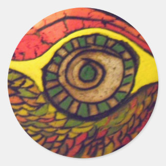 Eye of an Eagle Classic Round Sticker