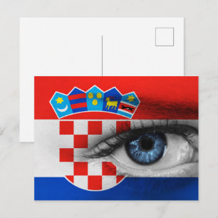 Eye of Croatia Postcard