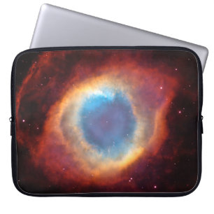 Eye of God Helix Nebula Cosmic Clouds Stars Laptop Sleeve