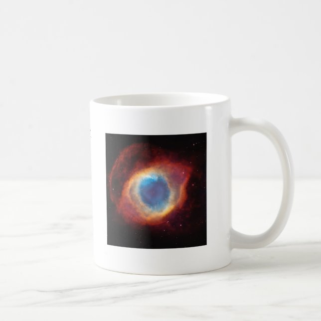 Eye of God Helix Nebula Stars Cosmic Clouds Name Coffee Mug (Right)