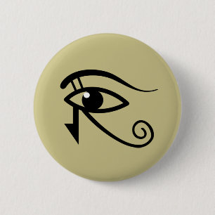 Eye of Horus 6 Cm Round Badge