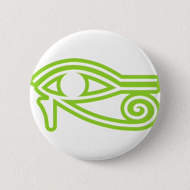 Eye_of_Horus 6 Cm Round Badge (Front)