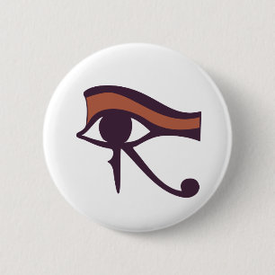 Eye of Horus 6 Cm Round Badge