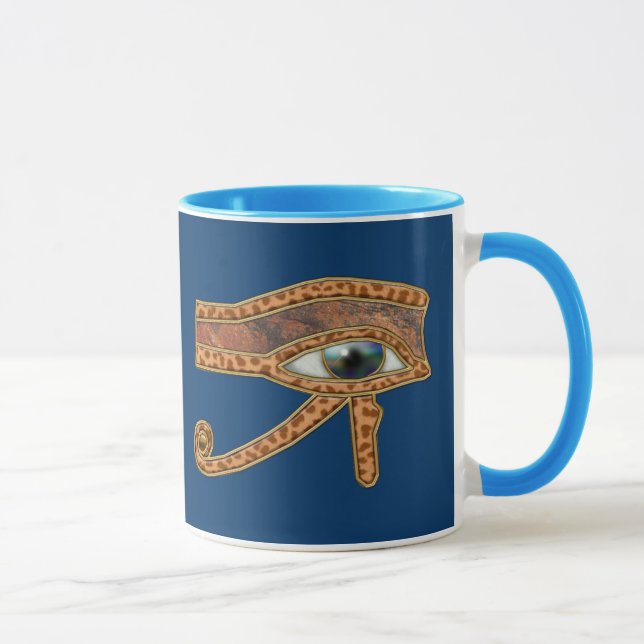 Eye of Horus Ancient Egyptian Art Mug (Right)