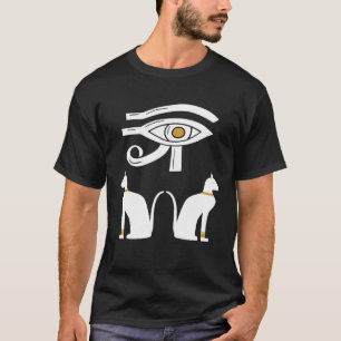 Eye Of Horus Ancient Egyptian Cat Mythology Symbol T-Shirt