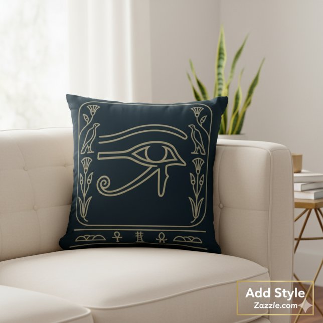 Eye of Horus Ancient Egyptian Home Decor Cushion (Creator Uploaded)