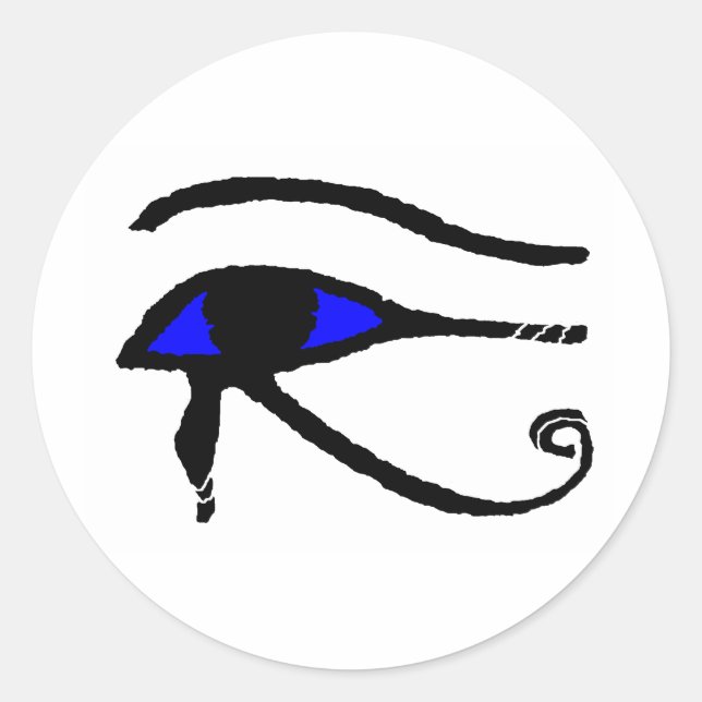 Eye_of_Horus Classic Round Sticker (Front)