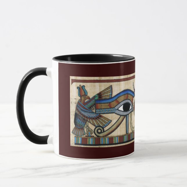 Eye of Horus Egyptian Art Mug (Left)