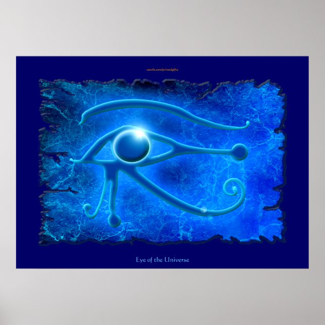 EYE OF HORUS Egyptian Art Print (Front)