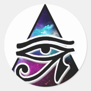 Eye Of Horus Egyptian protection symbol Classic Round Sticker