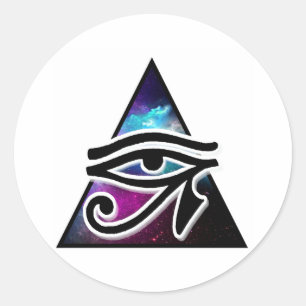 Eye Of Horus Egyptian protection symbol Classic Round Sticker