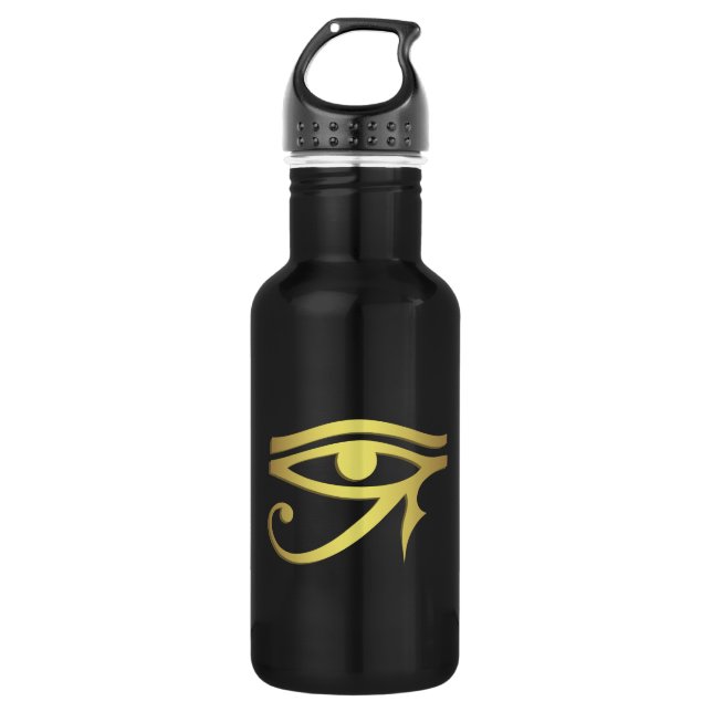 Eye of horus Egyptian symbol 532 Ml Water Bottle (Front)