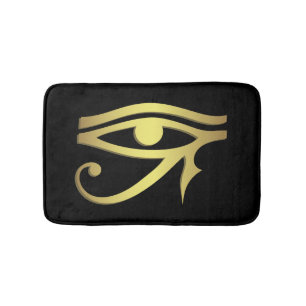 Eye of horus Egyptian symbol Bath Mat