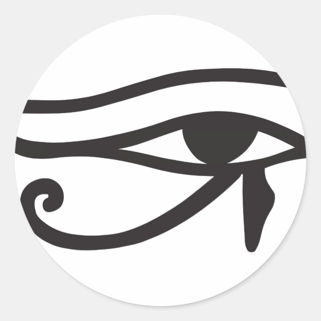 Eye Of Horus Egyptian Symbol Classic Round Sticker (Front)