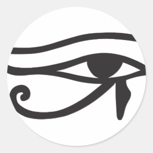 Eye Of Horus Egyptian Symbol Classic Round Sticker