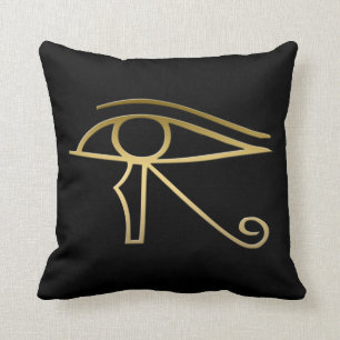 Eye of Horus Egyptian symbol Cushion