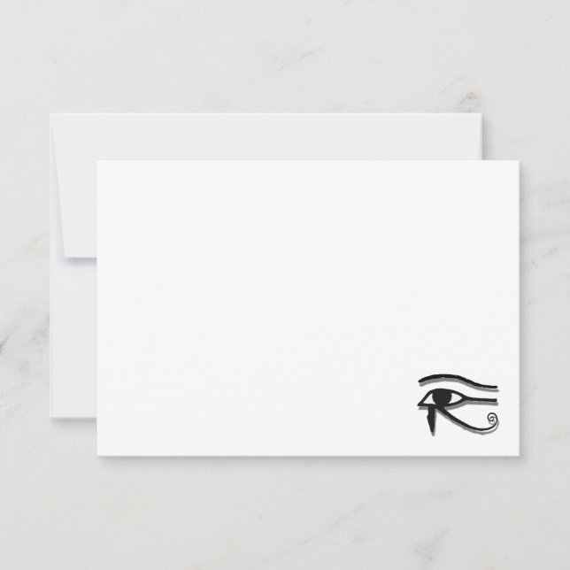 Eye Of Horus Egyptian Symbol Custom Blank Card (Front)