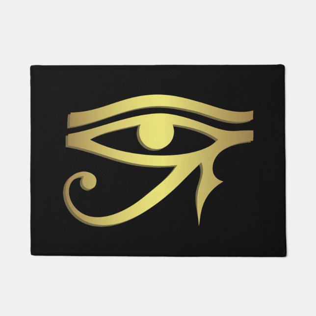 Eye of horus Egyptian symbol Doormat (Front)