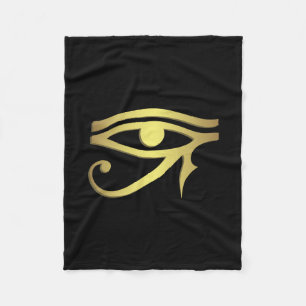 Eye of horus Egyptian symbol Fleece Blanket