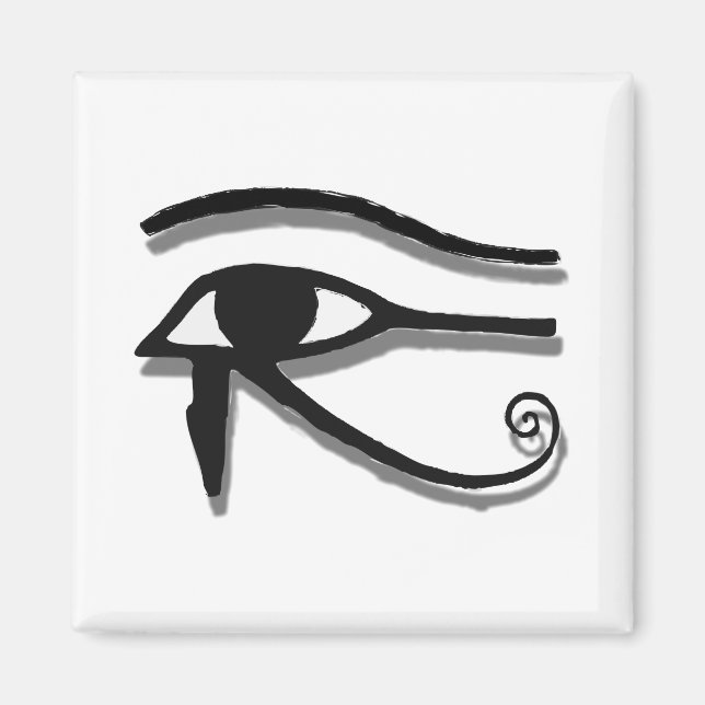 Eye Of Horus Egyptian Symbol Ink Drawing Magnet (Front)