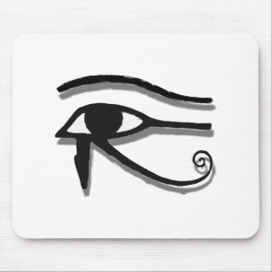 Eye Of Horus Egyptian Symbol Ink Drawing Mouse Mat