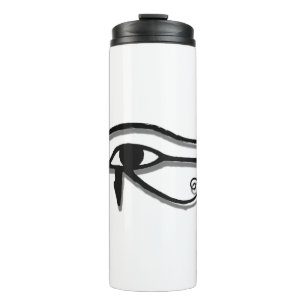 Eye Of Horus Egyptian Symbol Ink Drawing Thermal Tumbler