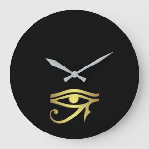 Eye of horus Egyptian symbol Large Clock