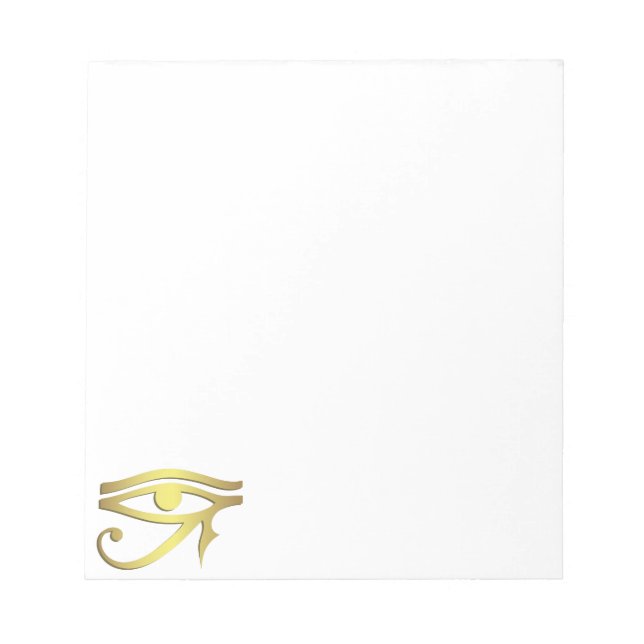 Eye of horus Egyptian symbol Notepad (Front)