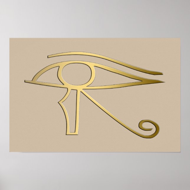 Eye of Horus Egyptian symbol Poster (Front)