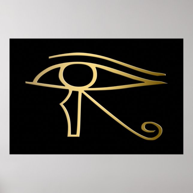 Eye of Horus Egyptian symbol Poster (Front)
