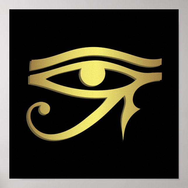 Eye of horus Egyptian symbol Poster (Front)